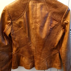 Tan Danier Leather Jacket